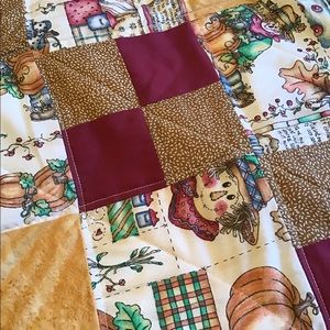 Autumn Shabby Chic Table Runner 48” x 16”